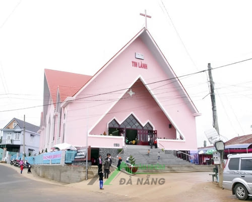 Trần nhôm nhà thờ Tin Lành Dar Sar
